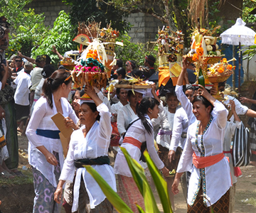 The Balinese have maintained a great trait of being a friendly